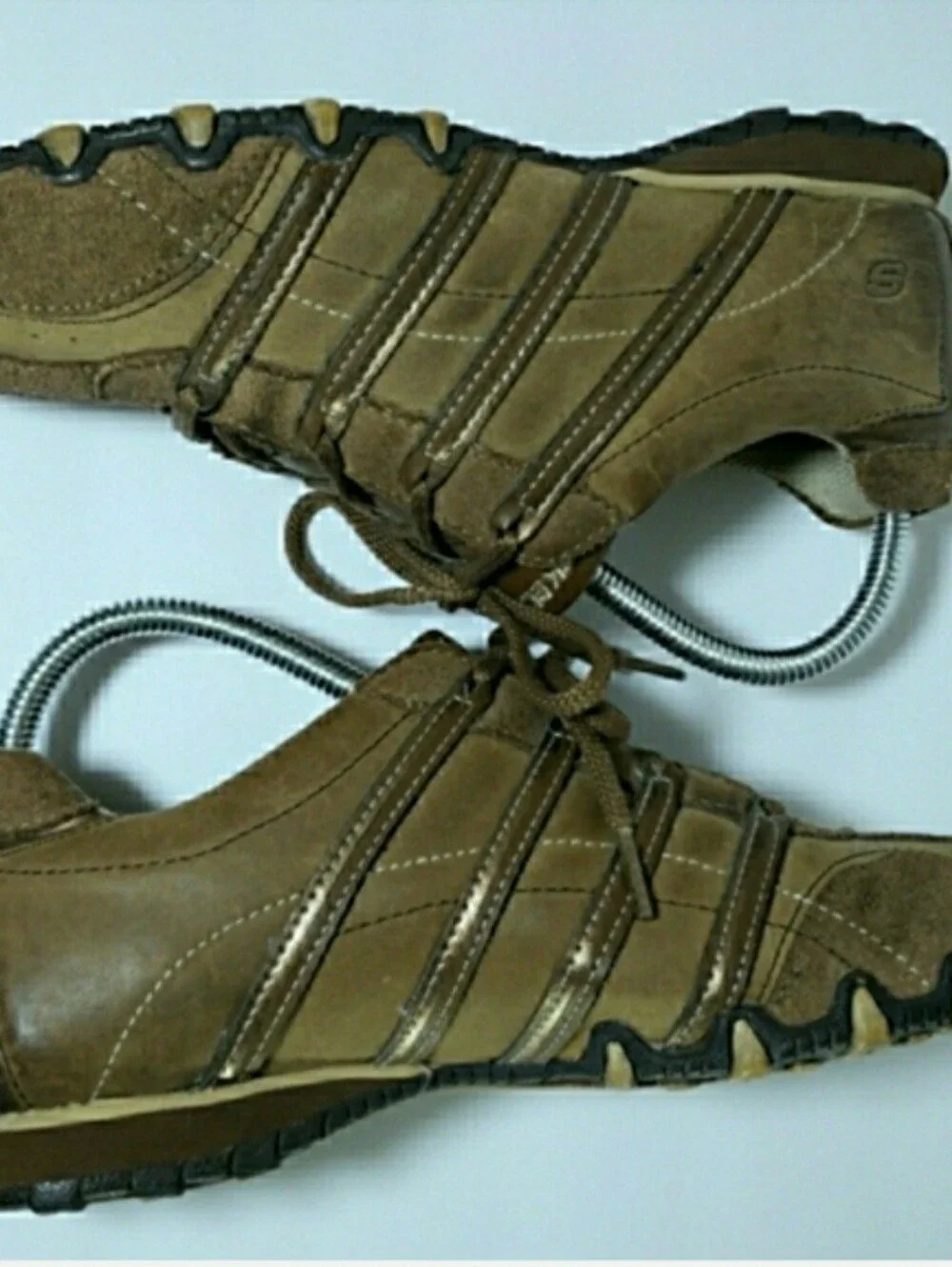 Skechers Leather Patrolled Walking Casual Shoes Sneakers